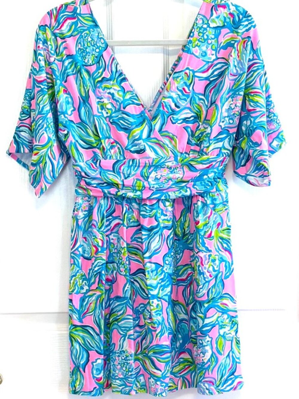 Lilly Pulitzer Parigi Skort Romper Small NWT Pelican Pink - Off the Scales - Picture 2 of 10